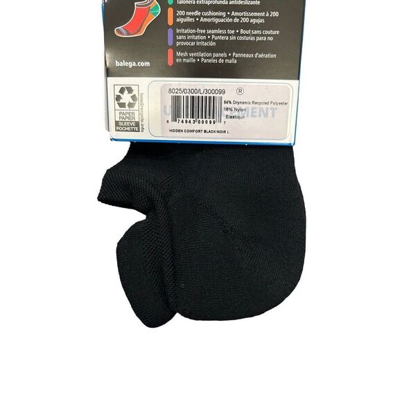 Balega Hidden Comfort Sole Cushioning Running Socks Size Large One Pair NWT - Picture 8 of 11